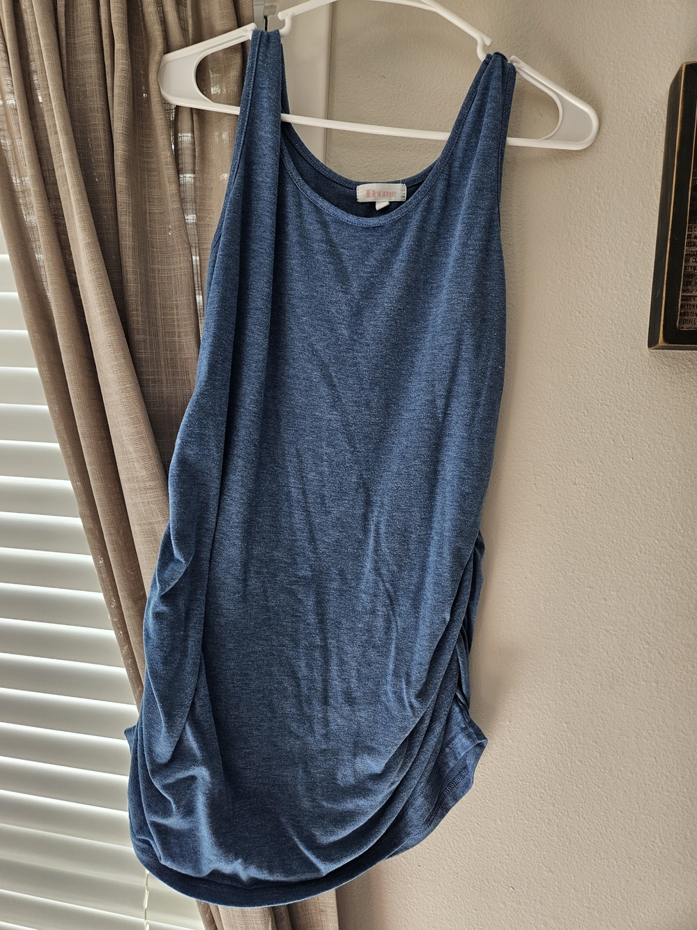 Blue Women’s Maternity Tank Top